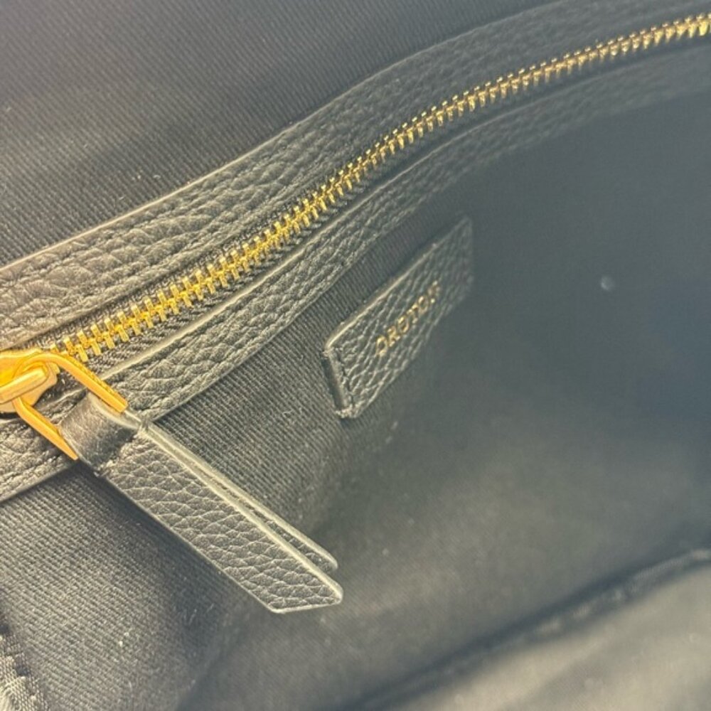 🆕 OROTON 🧿 NWOT Lilly Small Backpack, Black Leather - Picture 12 of 16